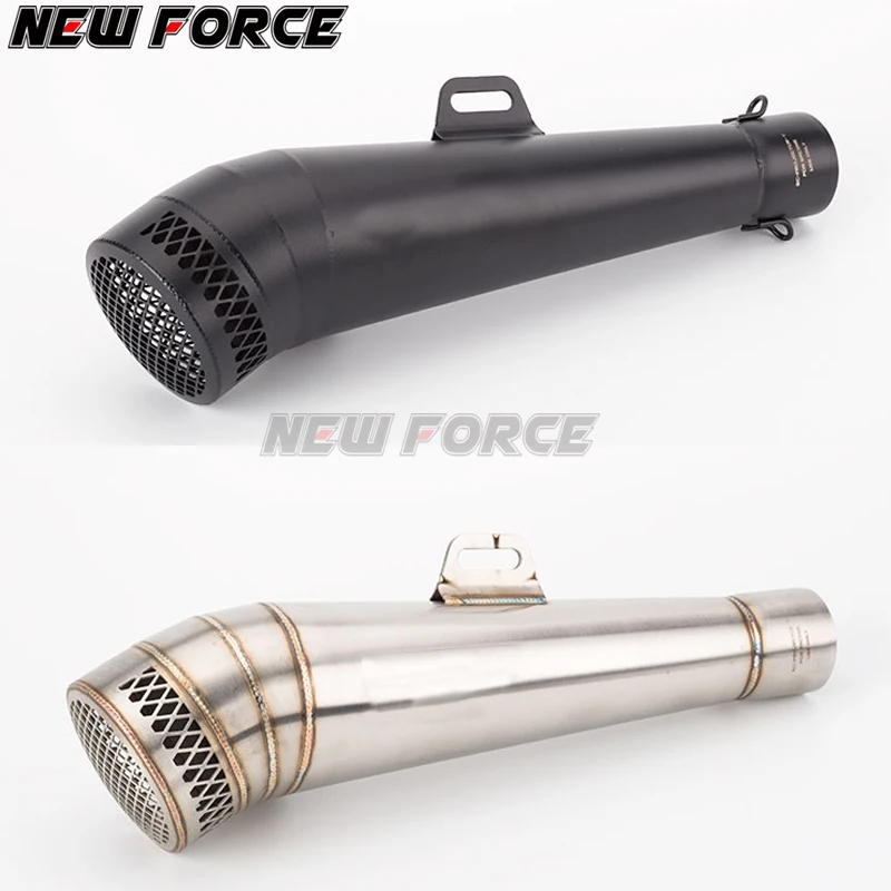 

Motorcycle Akrapovic Exhaust Modified Muffler Pipe Scooter Pit Bike Dirt Motocross Universal R25 R6 CBR300 Z650 GSXR250 GSXR 250