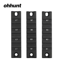 Ohhunt охотничья стрельба тактический Пикатинни База Набор для G36 G36C серии крепление База Кольцо 3 короткие части