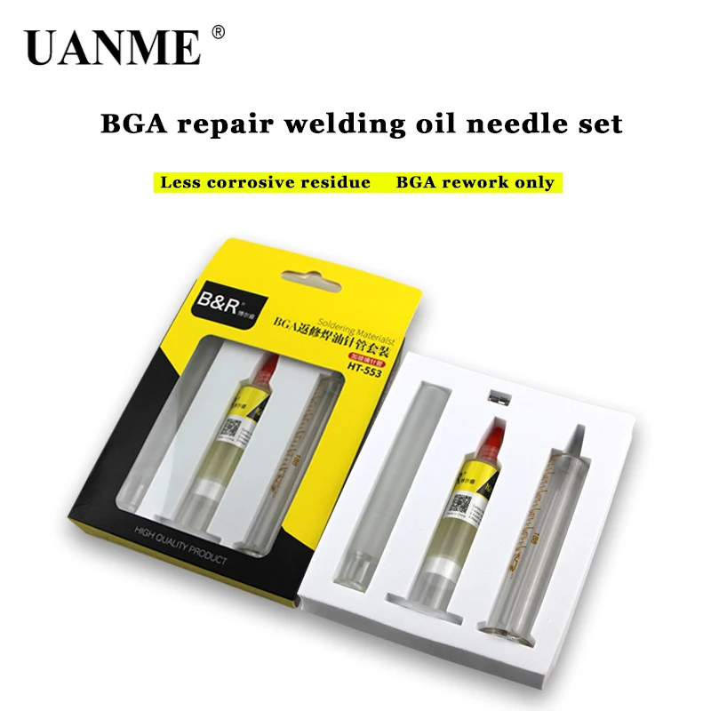 

UANME 10cc High Grade Needle Squeeze tube BGA Flux Paste Soldering Tin Cream