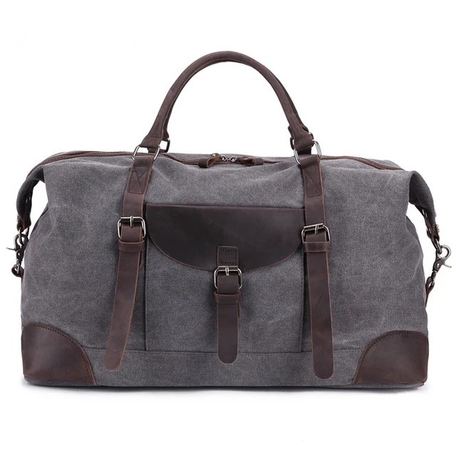 Men Travel Duffle Bags Tod handle luggage Canvas Vintage Women bag