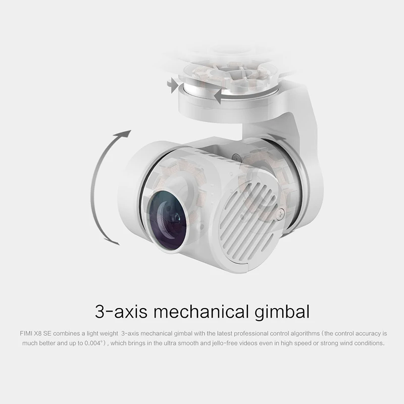 Оптовая продажа Оригинальный FIMI X8 SE 2020 RC Дрон с 4K HD камерой 5 км FPV 33mins Flight RTF
