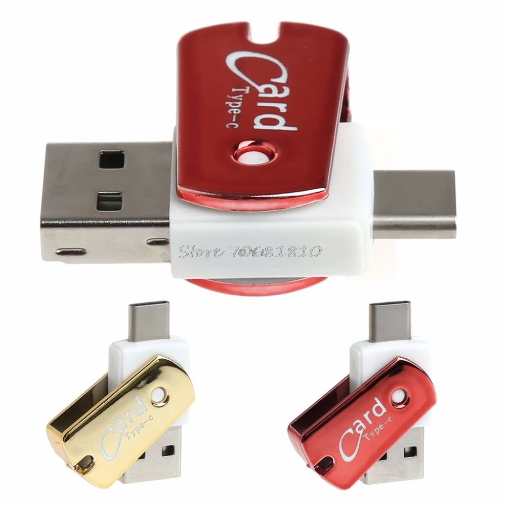 USB 3,1 type C USBC к Micro SD TF кард-ридер адаптер для PC Cellphon Прямая поставка