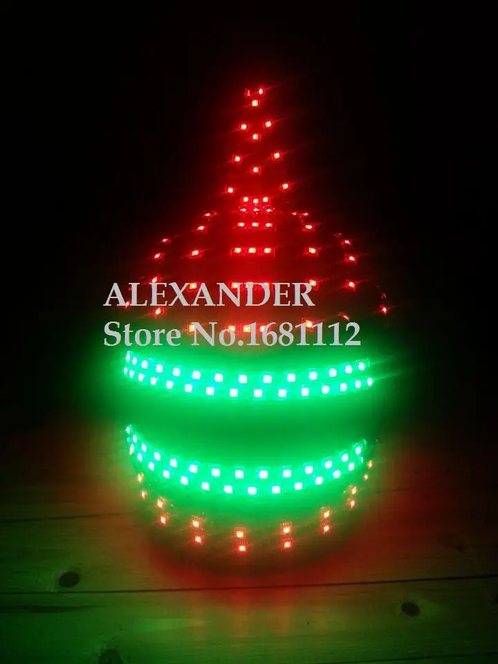 

LED helmet/ Luminous helmet costume/ Alexander Robot Customized Styles For Stage Performances