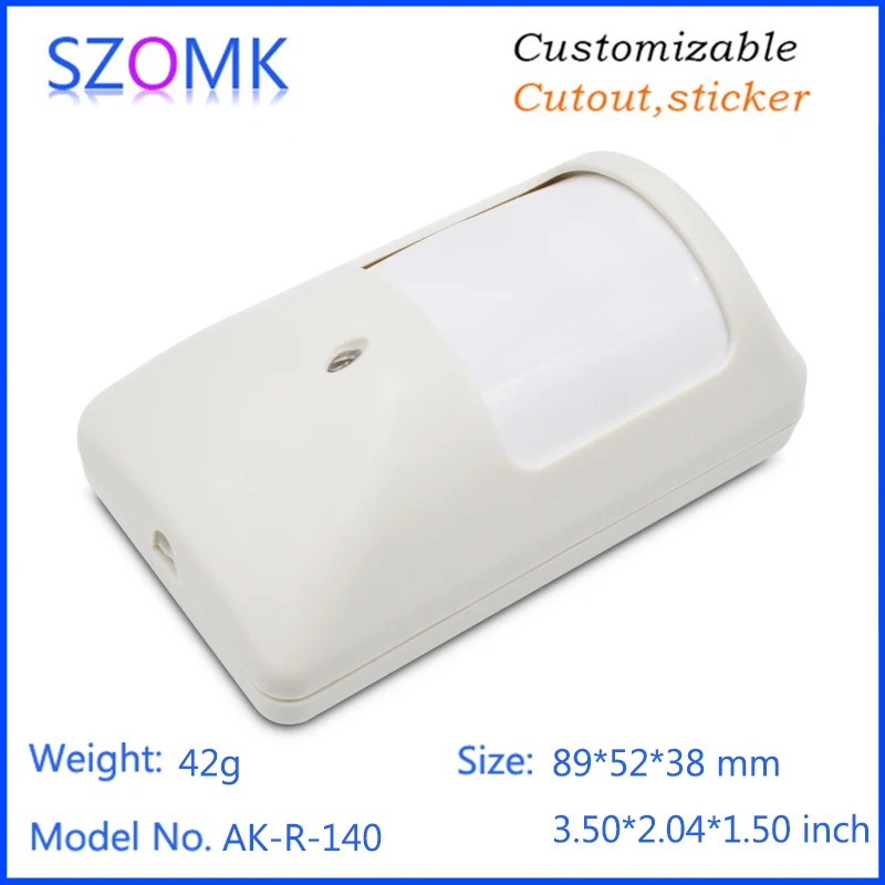 szomk plastic enclosure for electronics plastic case plastic box for electronics project Wireless PIR IR Motion Sensor for Alarm Home Security System (9)