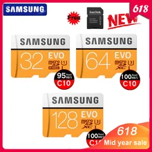 SAMSUNG 32GB Micro SD EVO 64GB Memory Card Class 10 128GB Max 100MB/s SDHC SDXC U3 UHS-I TF Card 4K HD for Smartphone Tablet PC цена SAMSUNG 32GB Micro SD EVO 64GB Memory Card Class 10 128GB Max 100MB/s SDHC SDXC U3 UHS-I TF Card 4K HD for Smartphone Tablet PC цены онлайн