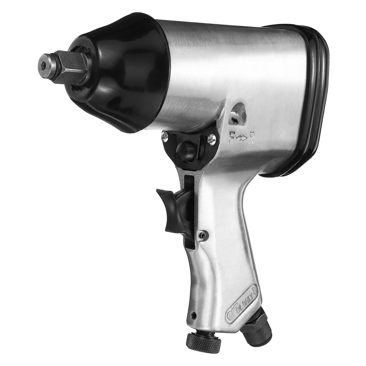 Drive Heavy Pneumatic Air Impact Wrench Tool For Car Wheel Repairing Die Cast Aluminum High Torque Low Noise 4CFM@90PS