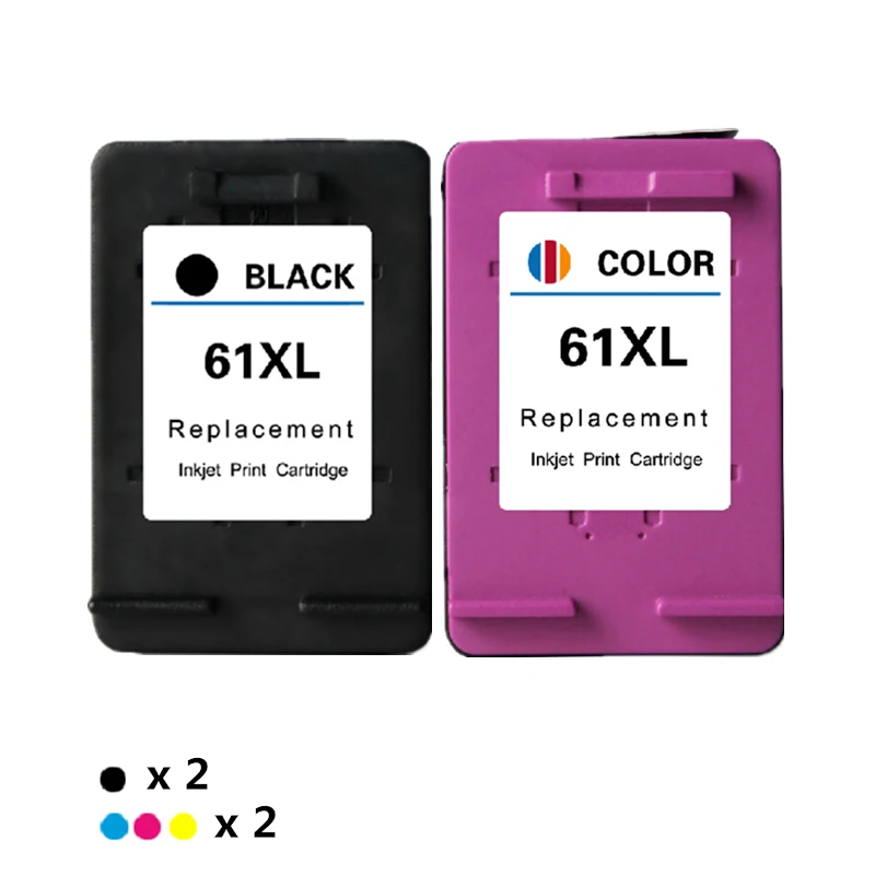 compatible Ink Cartridge replacement for HP 61XL Envy 4500 4502 5530 & Deskjet 1050 2050 3050