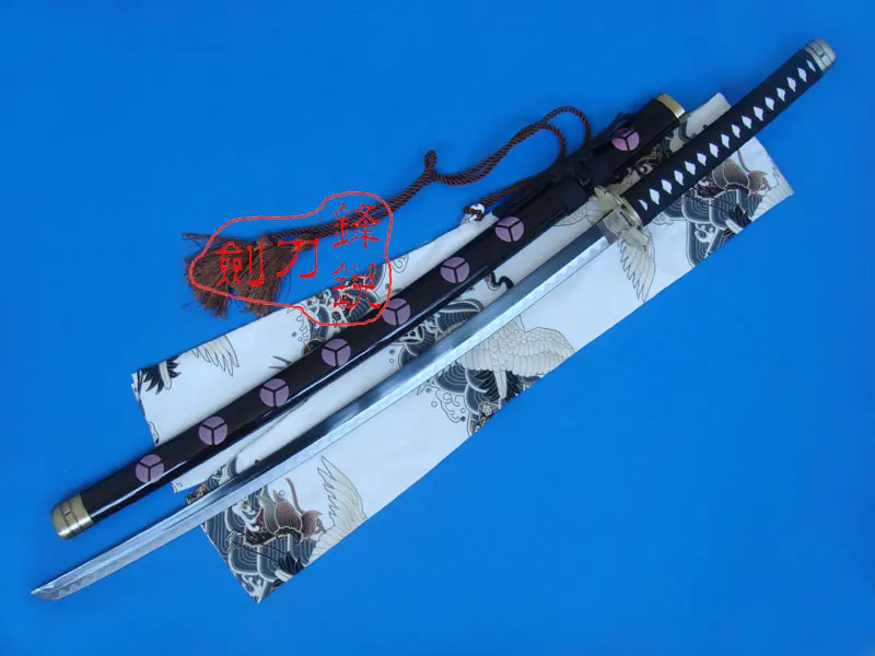 

S3118 JAPANESE ANIME RORONOA ZORO SWORD SHUSUI GUN METAL HABUCHI BLADE 41.1" ONE PIECE
