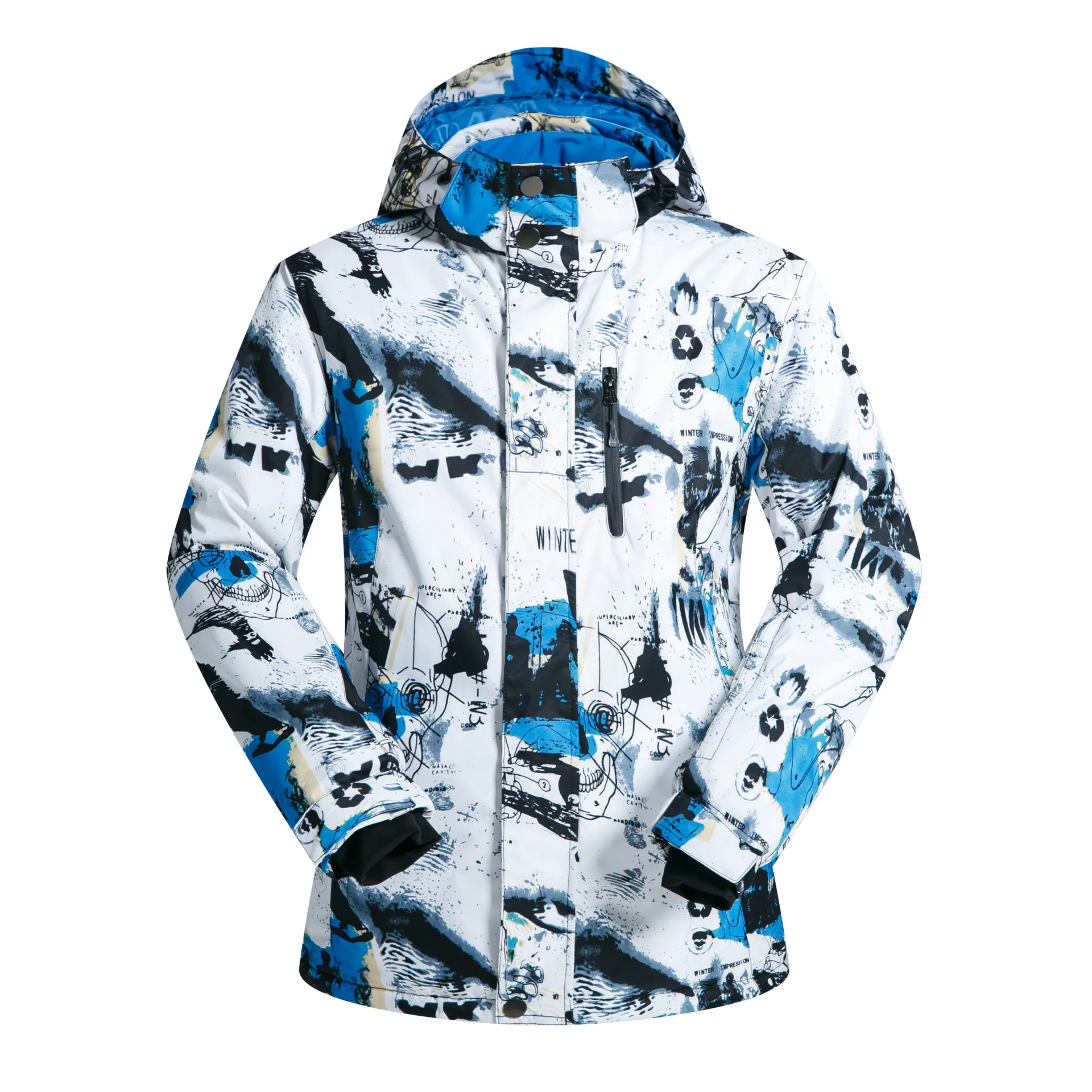 

New Outdoor Ski Suit Men's Windproof Waterproof Thermal Snowboard Snow Male Skiing Jacket Skiwear Skating Clothes multicolor