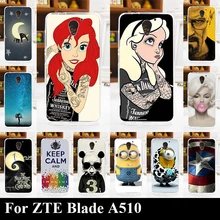 Solf TPU Silicone Case For ZTE Blade A510 Mobile Phone Cover Bag Cellphone Housing Shell Skin Mask Color Paint Shipping Free