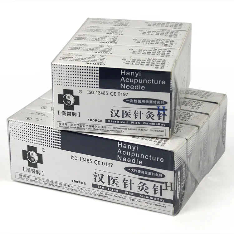 

hanyi acupuncture needle disposable sterile acupuncture needles CE beauty massage needle face needle