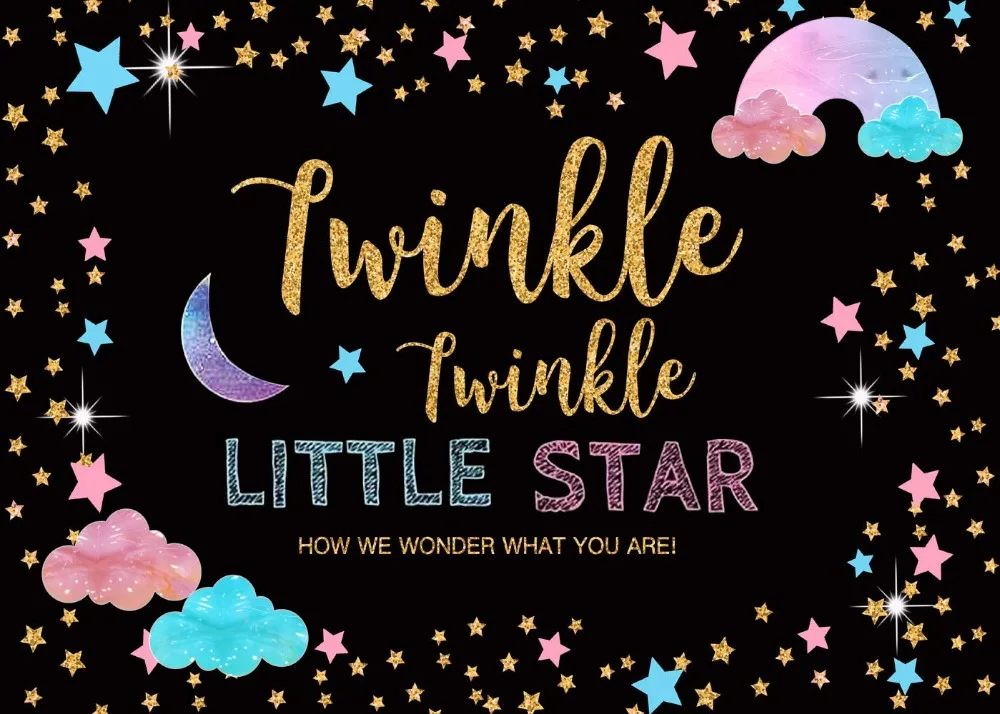 DePhoto Twinkle мерцающие маленькие Звездные декорации День Рождения Вечеринка детский