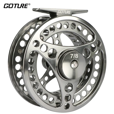 Carretel de Pesca 2 + 1bb Goture Grande Arbor 3 – 4 5 6 7 8 9 10 wt Aço Inoxidável Pesca Mosca Carretéis Acessórios Fly 1:1