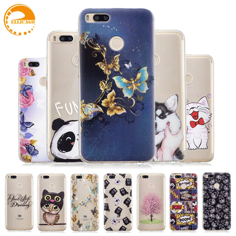 

Soft TPU Case For Xiaomi Mi 5X A1 Case Silicon Case Cover for Xiami Xiomi Xiaomi Mi 5X Mi5X Cases Coque Xiaomi Mi A1 5.5"