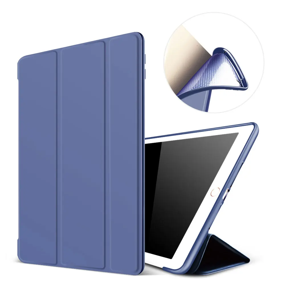Case For iPad Pro 9.7 2016 PU Leather Smart Cover Tri fold Stand Flip