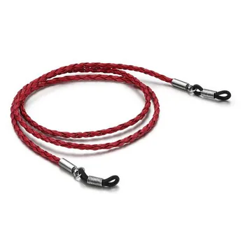 

Handmade Braided PU Leather Weave Eyeglasses Sunglasses Eyewear Spectacle Lanyard Cords Chain Black/Brown/Purple/Red Wholesale