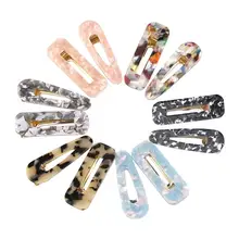 12 шт. шпильки для волос с вырезами, геометрическим мрамором, элегантный эквитизит, головной убор, шпилька, заколка для волос для женщин, девушек, девушек