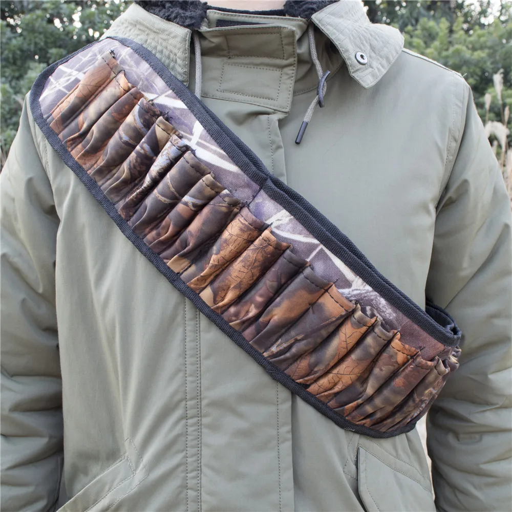 Adjustable Outdoor Hunting Camouflage Bullet Bag Shot gun Shelll Holder