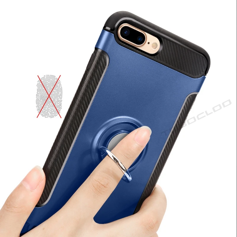 Чехол для iPhone 7 6 6S 8 Plus X XS MAX XR защитная задняя крышка с магнитным держателем