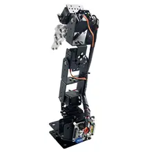 LoBot-3U робот рука 6 DOF Алюминиевый зажим коготь крепление комплект Механическая Роботизированная рука и 6 шт. сервоприводы и 32CH контроллер