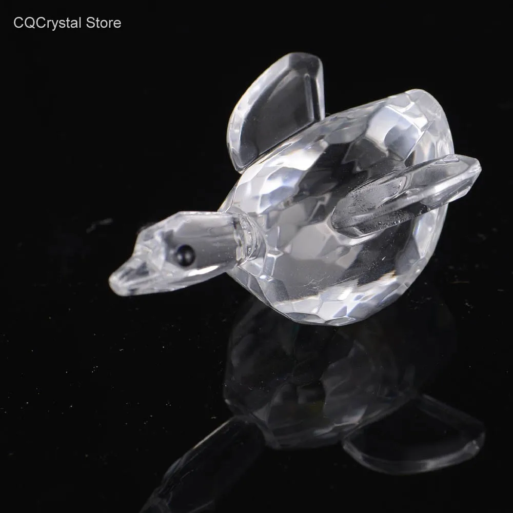 

Crystal Craft Cute Fat Duck Crystal Figurines Ornament Glass Animal Paperweight Collection Home Table Decor Kids Favor Gifts