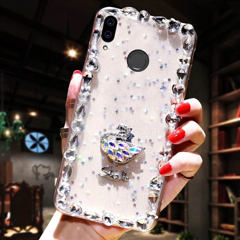 For Huawei P20 lite luxury diamond mobile phone case acrylic female | Мобильные телефоны и аксессуары