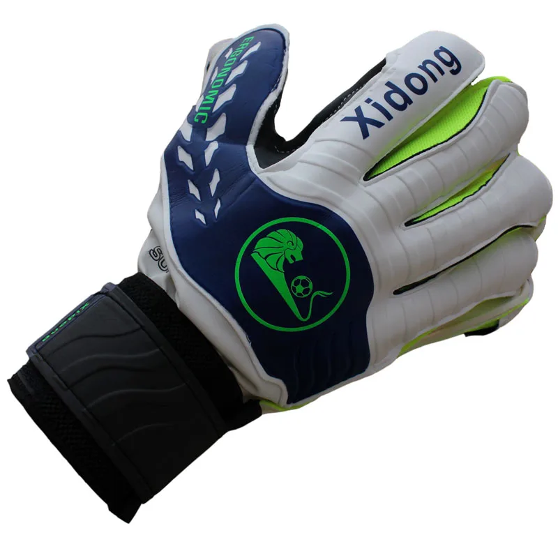 

2017 New Kids Men Soccer Goalie Gloves Professional Football Goalkeeper Gloves With Finger Protection Thickened Latex