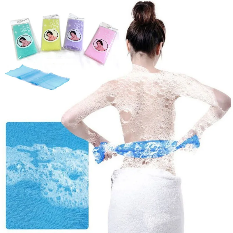 

Bath Shower Accessories Exfoliating Body Easy Cleaning Washing Scrubbing Cloth Towel