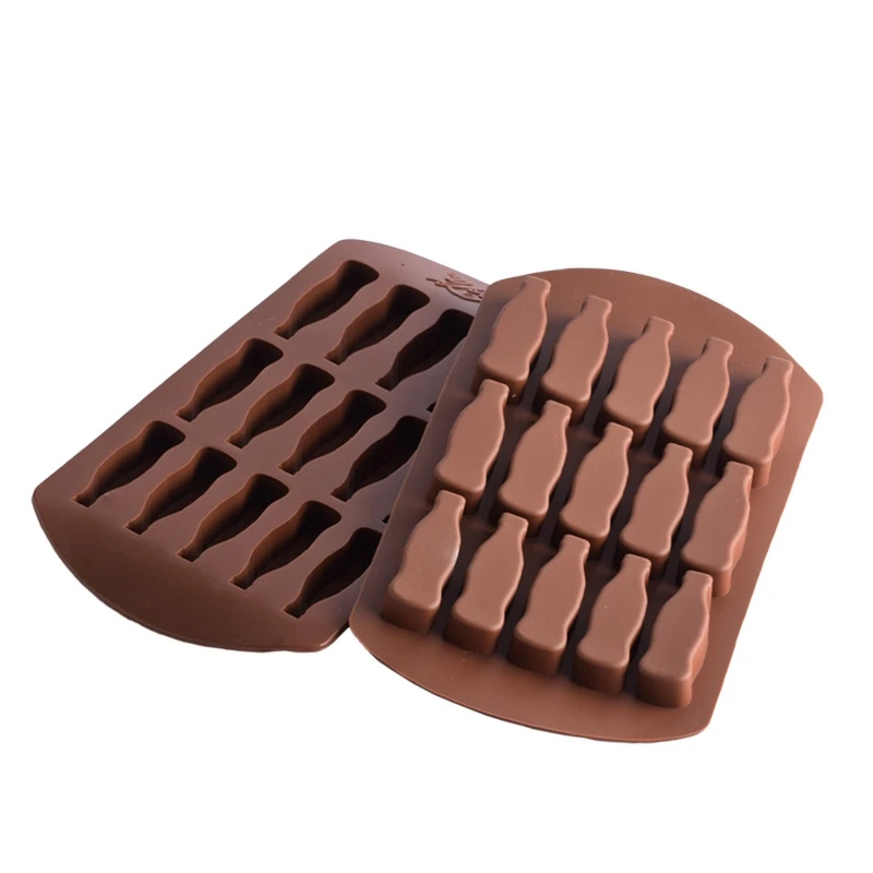 

Silicone Soap Mold 15 Coke Bottle Shape Ice Grid Mold Ice Box Wine Bottle Silicone Ice Box Mold Food Grade Silicone Baking Tool