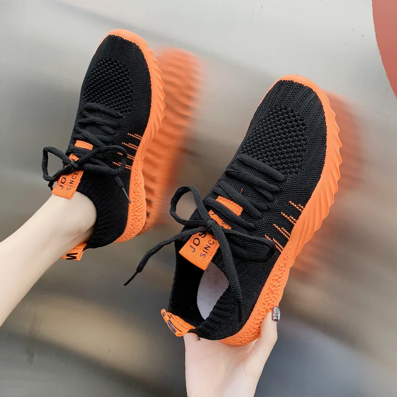 

New Casual Sports Shoes Women Spring and Autumn Fashion Breathable Walking Shoes Lightweight Shoes Candy Color Women's Shoes