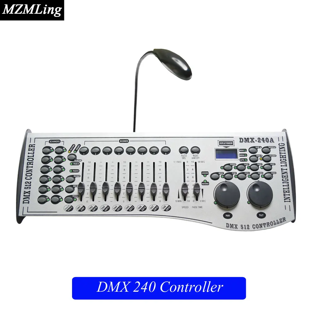 DMX240 Controller & DMX Controller Of Stage Light /Moving Head Light/ Beam Light /Par Light /Fog Machine DJ/ Party/ Show Machine