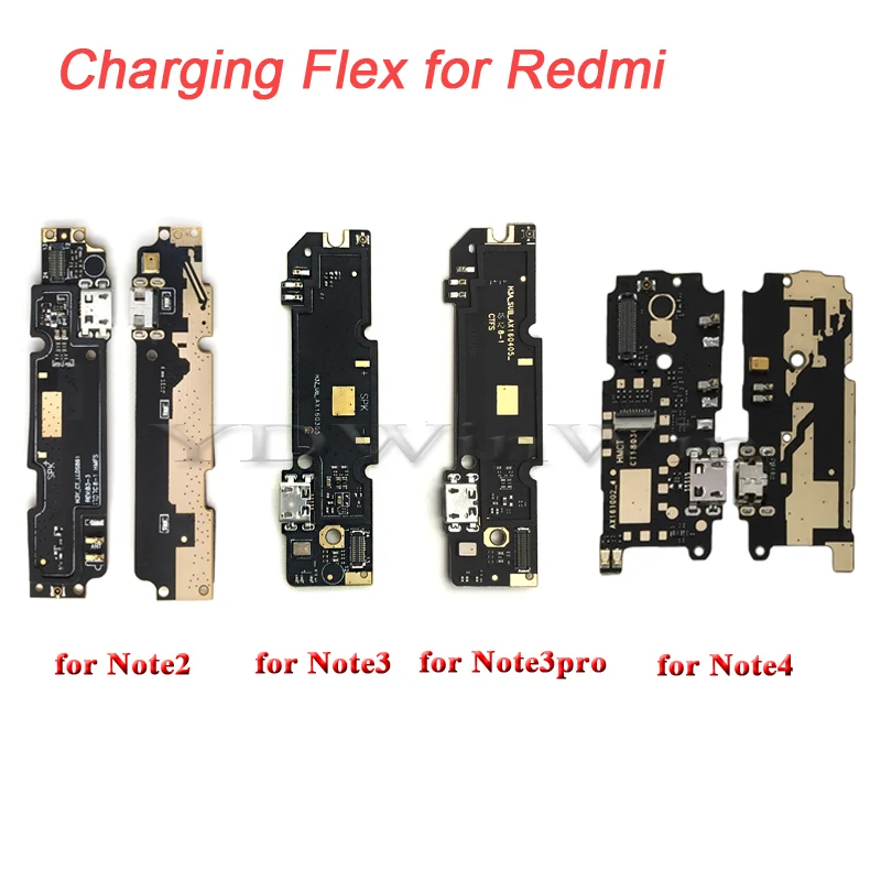

1pcs USB Port Charger Dock Plug Connector Flex Cable For Xiaomi Redmi Note 2 Note 3 Pro Note 4 4X Note 5 5A Charging Port Board