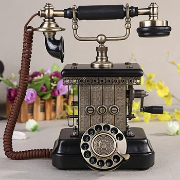 

HA1923 fashion household vintage old fashioned antique rotary dial models Corded telephones