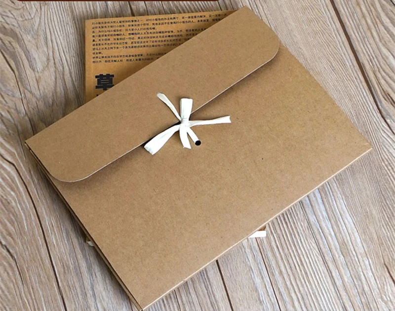 Большая крафт-бумажная коробка для шелкового шарфа упаковка белая плоская Подарочная коробка большая бумажная коробка для конвертов для книг/свадебных подарков носовой платок