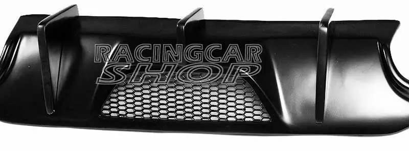 V style sedan BLACK rear diffuser for Mercedes BENZ W204 C63 coupe C250 C300 C350 AMG SPORT BUMPER 2012-2014
