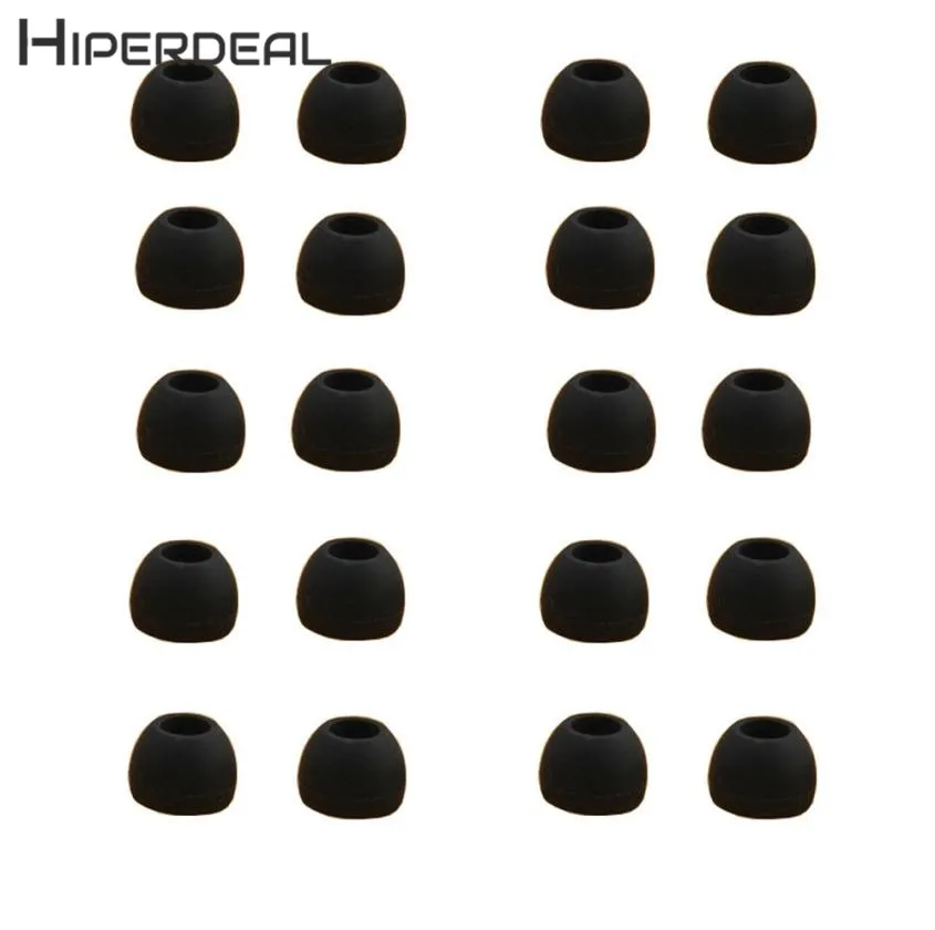 HIPERDEAL новинка 10 пар прозрачные силиконовые сменные насадки среднего размера для