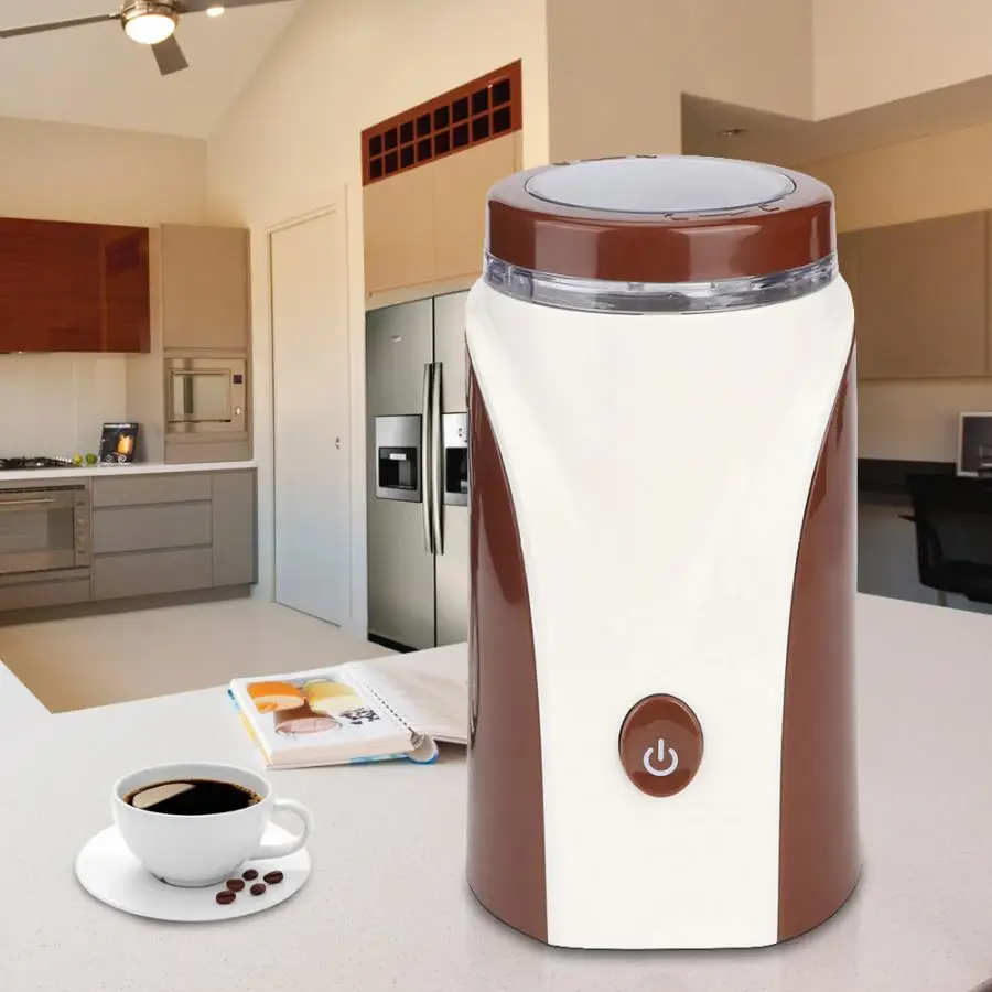 Electric Stainless Steel Automatic Coffee Grinder Mill Coffee Bean Powder Grinding Machine