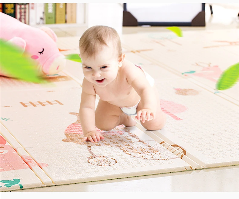 

New XPe children's game crawling mat baby folding crawl pad oversized eco-friendly crawling blanket foam mat