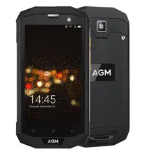 AGM A8 5.0 inch 4G FDD LTE Dual SIM IP68 Rugged Mobile Phone Android 7.0 Quad Core 13.0MP 4050mAh Support Bluetooth NFC OTG
