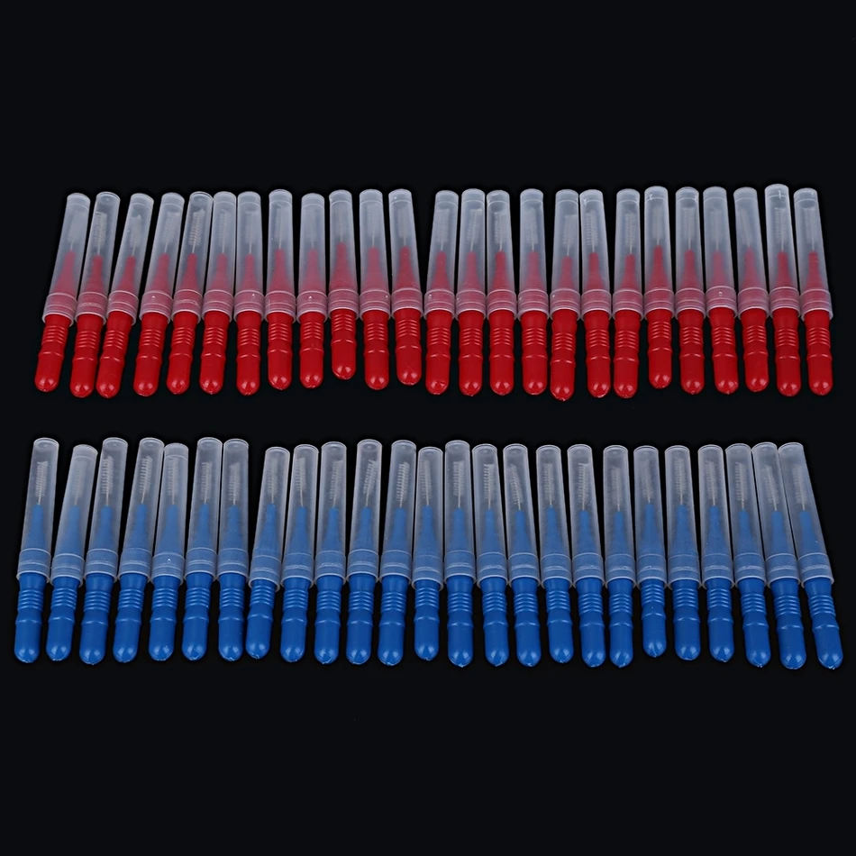 50pcs-Oral-Hygiene-Cleaner-Tooth-Flossing-Head-3mm-and-2-5mm-size-Interdental-Brush-Toothpick