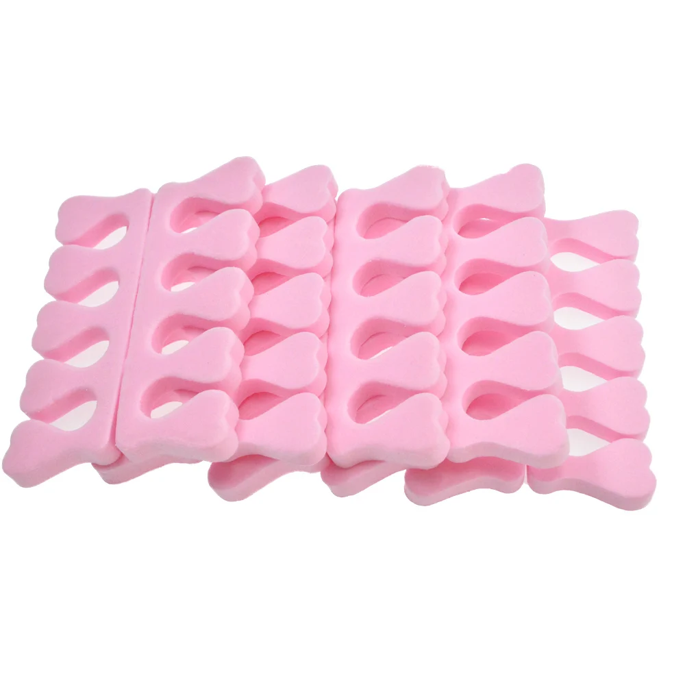 STZ 2pcs Soft Foam Sponge Toe Separators Finger Dividers Nail Art Tools Holder Manicure Pedicure Nail Gel Accessories TR20-1