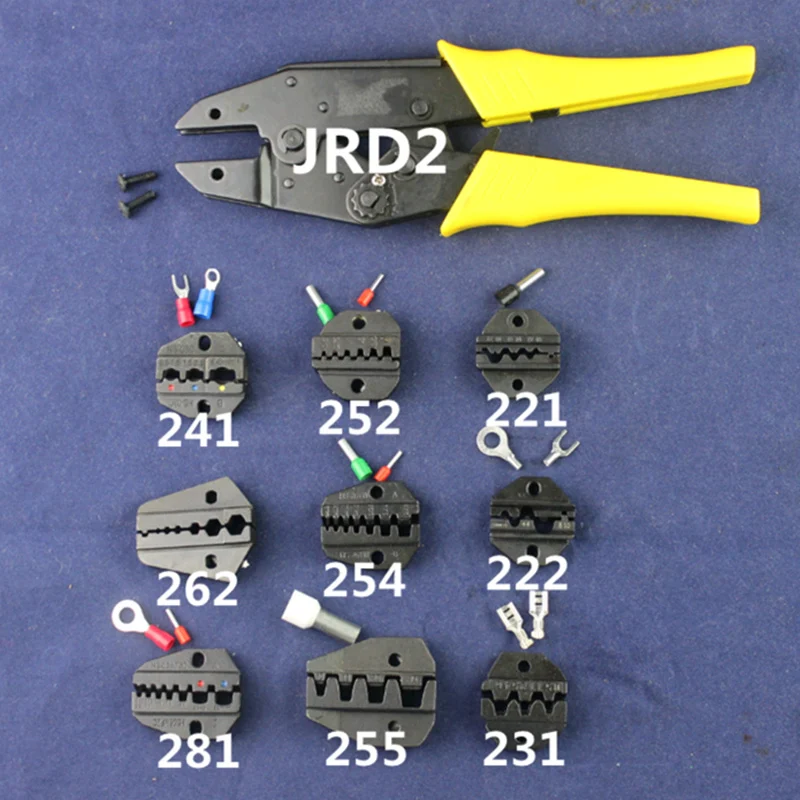 JRD2Series челюсти и опорные инструменты для сменной челюсти подходит для неизолированных/предварительно изолированных труб jrd2 Длина 230 мм