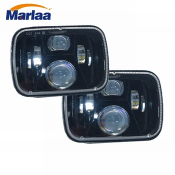 

5"x7" Led Headlight High Low Beam Headlamp For Jeep Wrangler YJ Cherokee XJ Trucks Replacement H6054 H5054 H6054LL 69822 6052