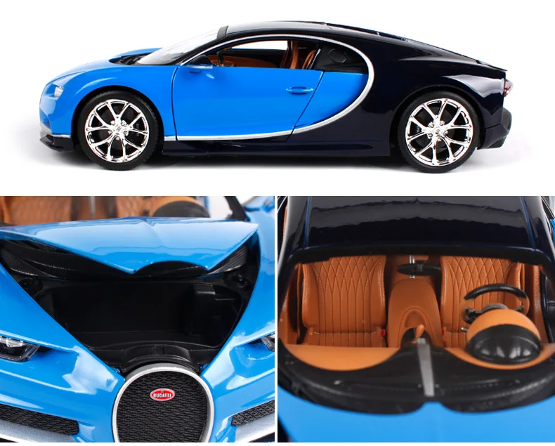 Bburago 1:18 Bugatti Chiron Sport Black& Red Diecast Model Racing Car Toy New In Box Free Shipping NEW ARRIVAL 11044