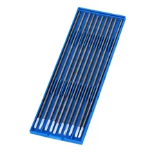 10 шт. 2,0x150 мм 0.8% оксид циркония серебряный и белый наконечник WZ8 модель TIG сварка циркониевый вольфрамовый электродный корпус