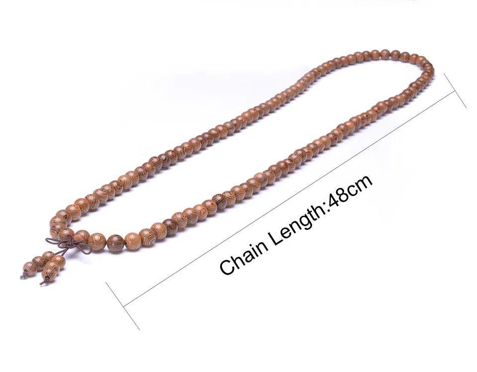 Multilayer Wenge Prayer Beads Bracelet