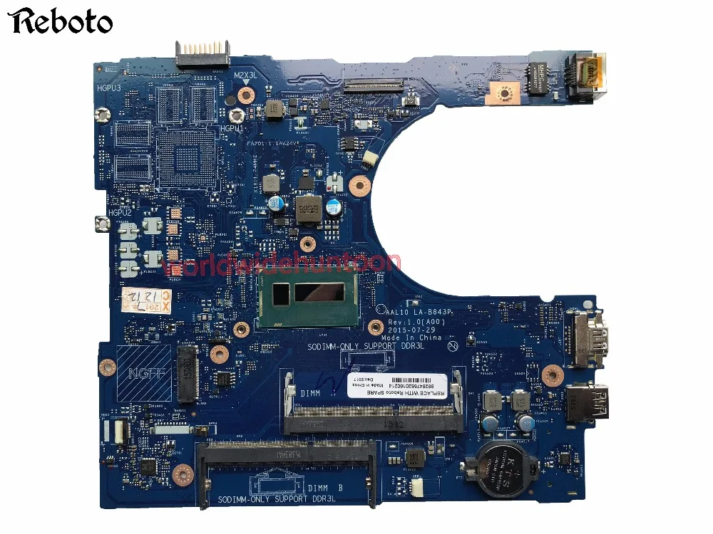 Материнская плата для ноутбука Dell Inspiron 17 5758 15 5558 PC PN CN 0XCFXD C0XCFXD Часть 10|laptop