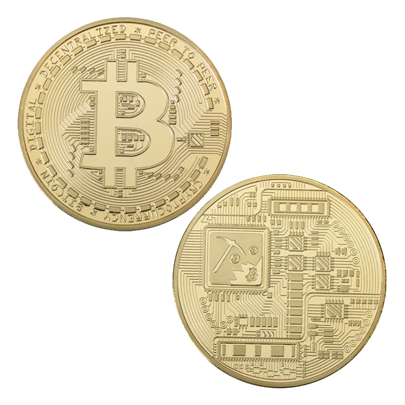 WR Bitcoin монета позолоченные вызов монет с качеством Подарочная коробка шелковый
