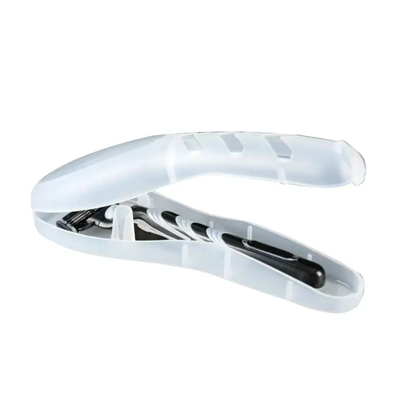 

Razor Travel Storage Box Transparent Dustproof Carrying Case Cartridge Box For Gillette Razor Men Daily Supplies Organizer