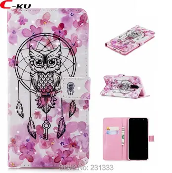 

C-ku 3D Dot Bling Wallet Leather Pouch For Samsung Galaxy A6 PLUS 2018 J4 J6 J3 J5 J7 2017 A3 A5 S9 S8 NOTE8 Stand Cover 50PCS